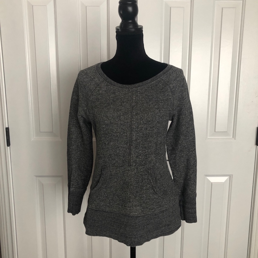 Ann Taylor LOFT dark grey sweatshirt size small